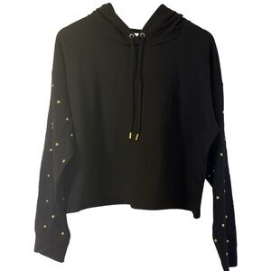 Michael Kors Black Studded Women's Hoodie, size L , NWT